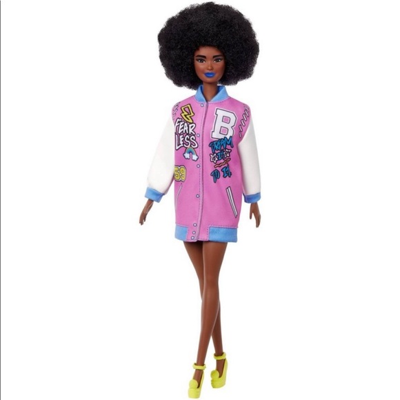 Barbie Fashionistas Doll #156 w/ Letterman Jacket - Picture 3 of 7